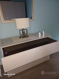 Comò legno a tre cassetti