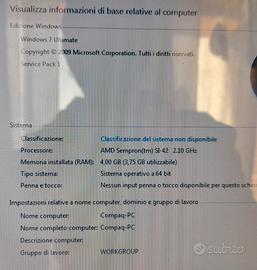 Pc Hd 232  4 GB Ram compaq presario cq60