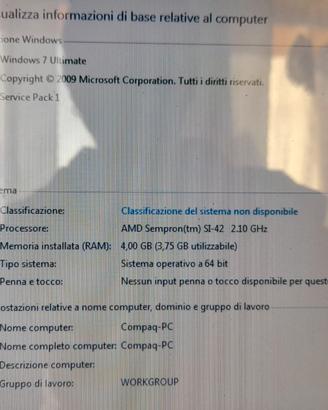 Pc Hd 232  4 GB Ram compaq presario cq60