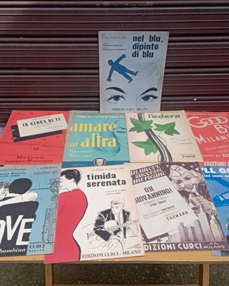 Lotto di spartiti musicali