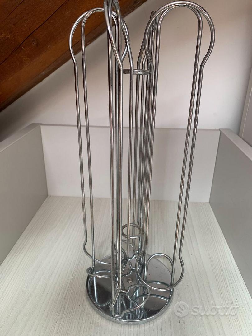 Porta Capsule Per Dolce Gusto - Organizer Da 24 Capsule, Girevole, Base Antiscivolo, Nero - Foto 8