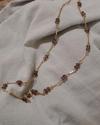 collana vintage placata oro 
