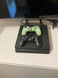 ps4/playstation 4 slim 1TB + 2 DualShok