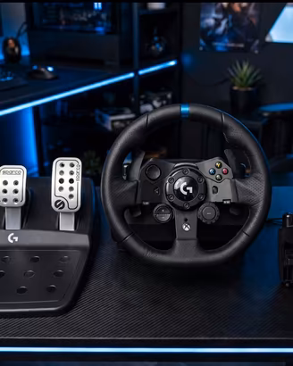 Volante Logitech G923 TRUEFORCE+Pedaliera+Cambio