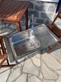 Lavello Cucina Smeg 1 Vasca con rubinetto
