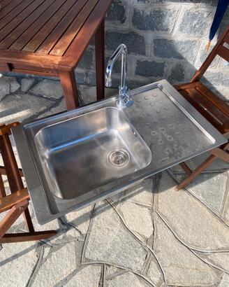 Lavello Cucina Smeg 1 Vasca con rubinetto