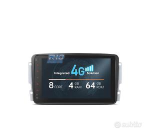 RADIO GPS ANDROID 13 PER MERCEDES CLASSE A C CLK G