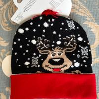 Cappellino di Natale per kids con renna