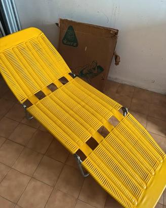 Lettino Vintage Kurz Anni 70 - Originale Space Age