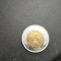 moneta 2 dollari canadese 1996