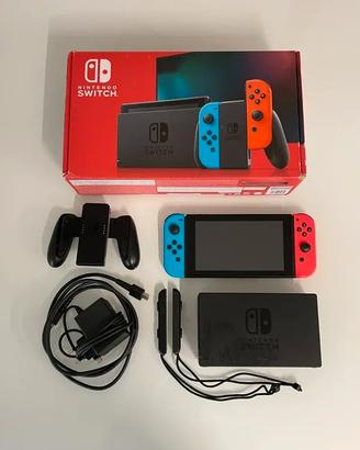 Console Nintendo Switch Completa di Scatola e Acce