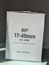 Obbiettivo Canon 17-40 mm f/4