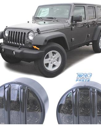 FRECCIE ANTERIORI JEEP WRANGLER JK 07-17 LED NERO 