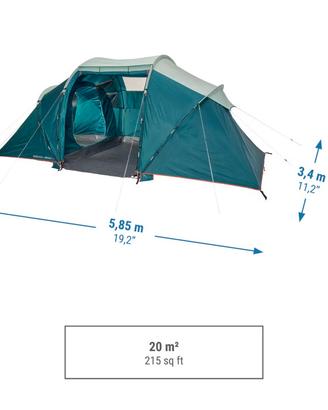 Tenda campeggio Arpenaz Family 4.2