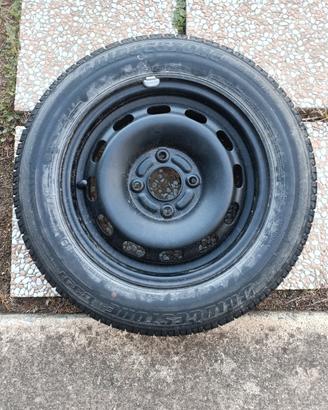 ruota con cerchione Ford Fiesta 2008 1400 diesel