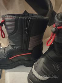 completo neve scarpe giubbino pantalone bambino