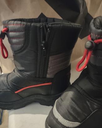 completo neve scarpe giubbino pantalone bambino
