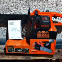 motosega elettrico black+ Decker 40  cm 1800 w