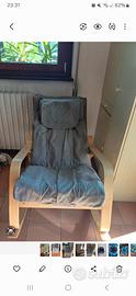Sedia dondolo con massaggio