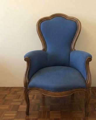 Elegante Poltrona Classica stile Luigi XV