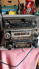 Autoradio d'epoca 3 pz