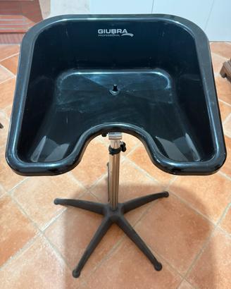 Lavatesta portatile Giubra con tubo di scarico