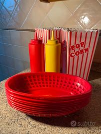 Set Pop Corn, Hamburger e Salse