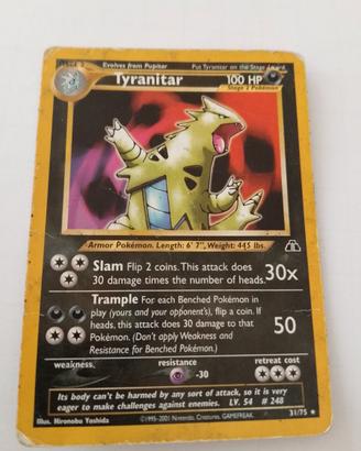 Carta Pokémon Tyranitar