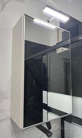 Pensile con specchio bagno