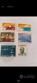 6 francobolli italiani nuovi del 1970