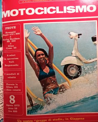 Rivista MOTOCICLISMO numero 8 del 1973