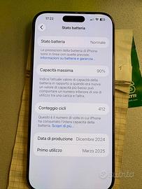 Iphone 16 promax 256 gb sabbia non trattabile