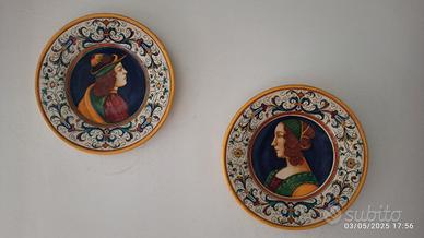 COPPIA PIATTI DERUTA ORIGINALI 