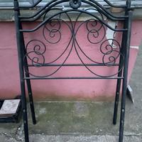 Lettino ferro battuto