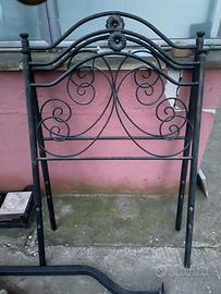 Lettino ferro battuto