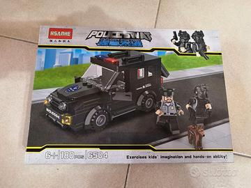 Jeep Blindata tipo Lego - squadra SWAT