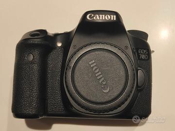 Reflex Canon 70D - body completa