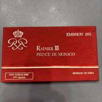 Set monete Rainier III 25° FDC anno con cofanetto