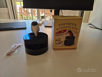 Distributore Stuzzicadenti Vintage Woodpecker 