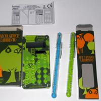 Calcolatrice e penne "I ragazzi del Mulino Bianco"