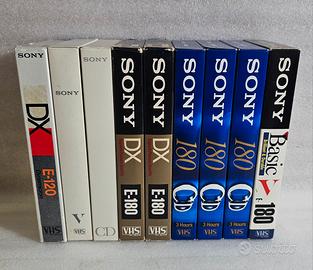 9 Cassette VHS Sony