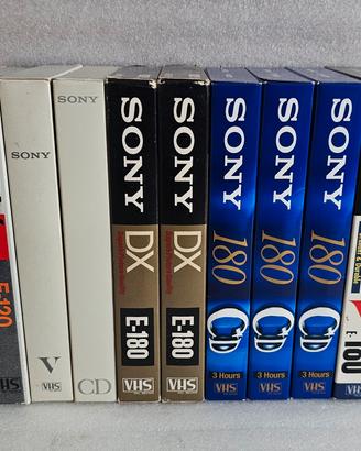 9 Cassette VHS Sony