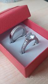 coppia anelli argento 