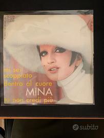 Mi sei scoppiato dentro al cuore Mina 45 giri