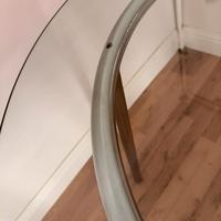 Tavolo ikea vetro e acciaio