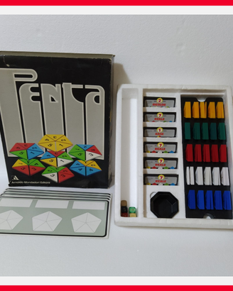 Gioco raro Penta 1970 in scatola vintage società