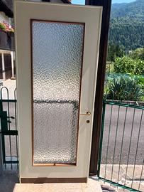 Porta bianca con vetro