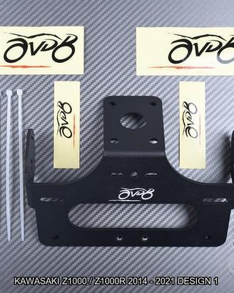 Portatarga corto KAWASAKI Z1000 Z1000R 2014 - 2021