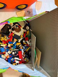 Lotto LEGO originali sfusi 5 kg + basi