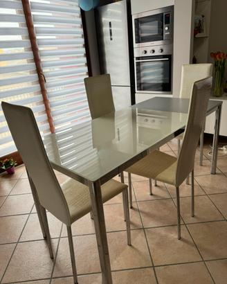 Tavolo Calligaris e sedie